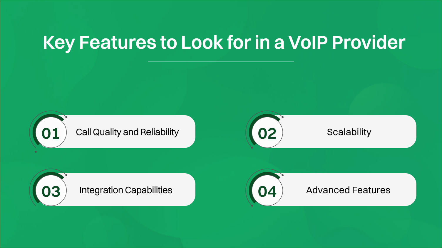 Key Features to Look for in a VoIP Provider