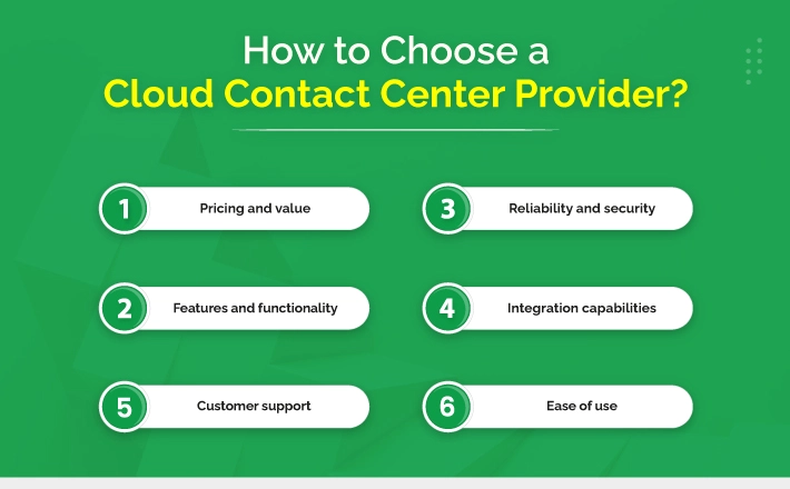 How to Choose a Cloud Contact Center Provider