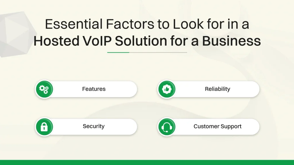 Essential Factors to Look for in a Hosted VoIP Solution for a Business