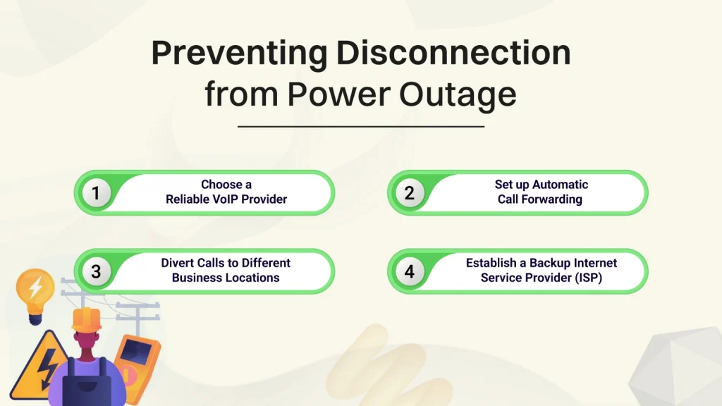 Preventing Disconnection from Power Outage