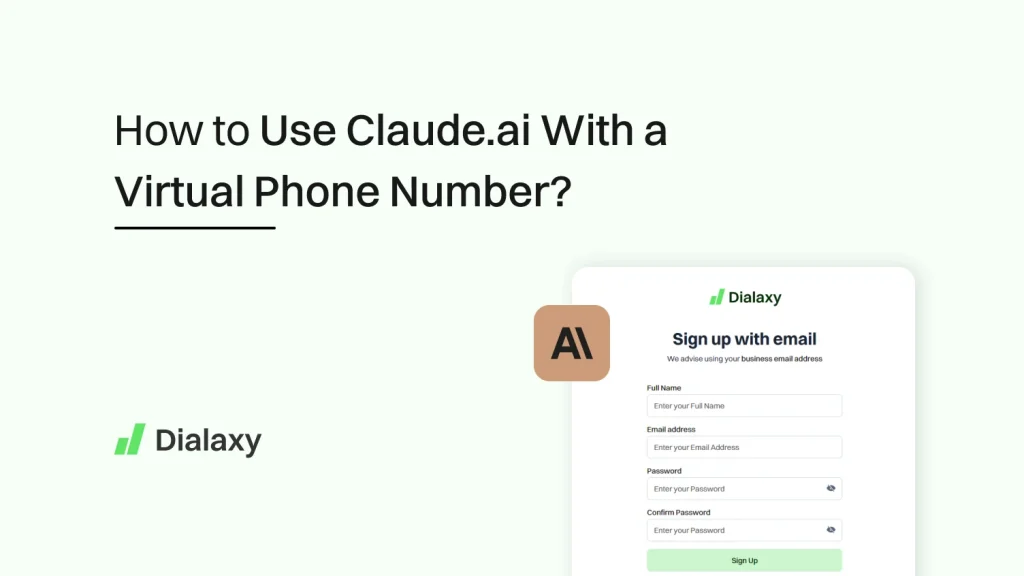 How to Use Claude.ai With a Virtual Phone Number