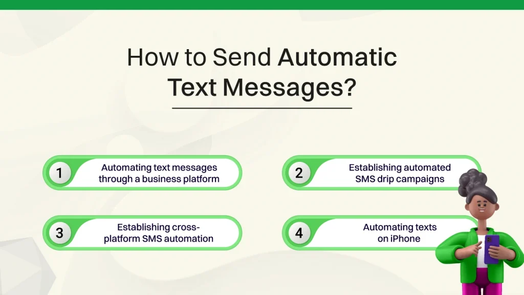How to send automatic text messages