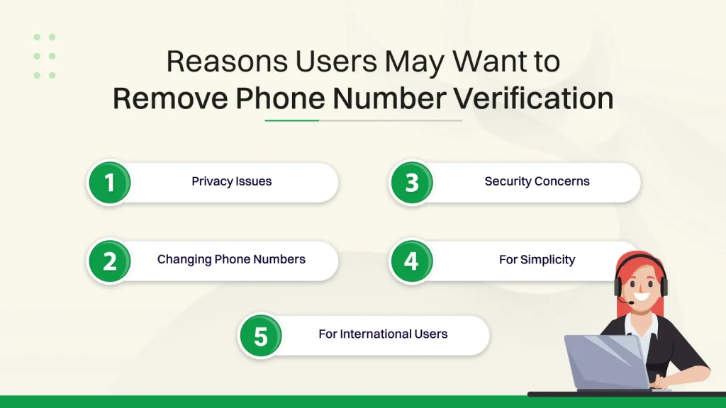 Reasons Users May Want to Remove Phone Number Verification