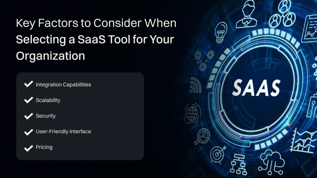 Key Factors to Consider When Selecting a SaaS Tool for Your Organization