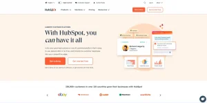 Hubspot Homepage Image.