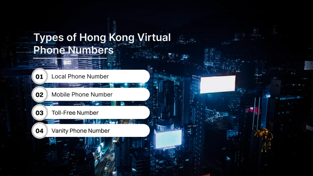 Types of Hong Kong Virtual Phone Numbers