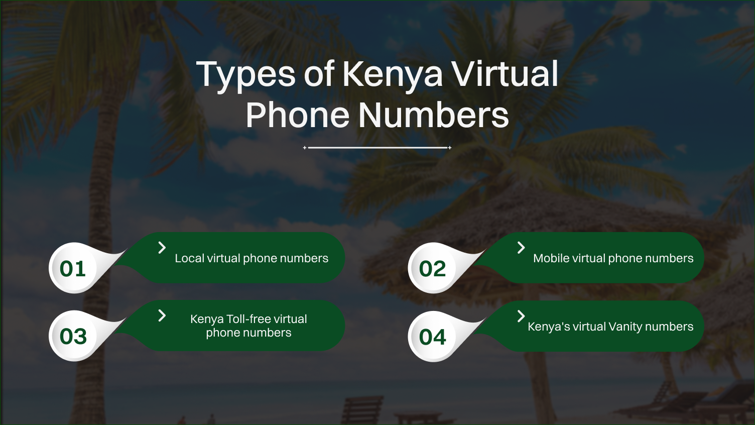 Types of Kenya Virtual Phone Numbers