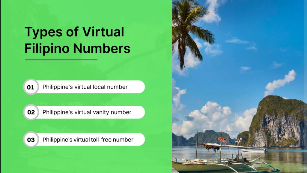 Types of Virtual Filipino Numbers