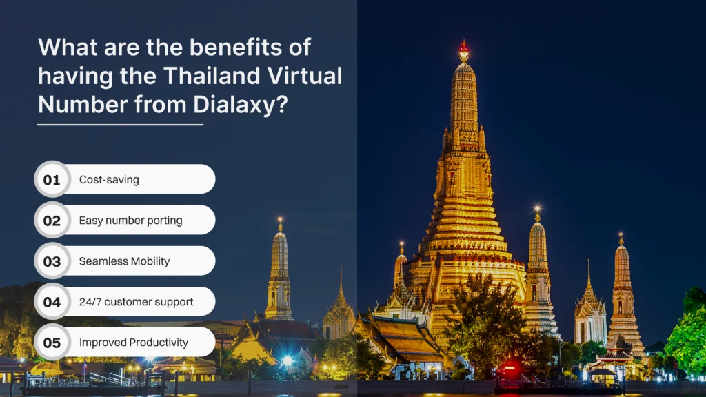 What are the benefits of having the Thailand Virtual Number from Dialaxy