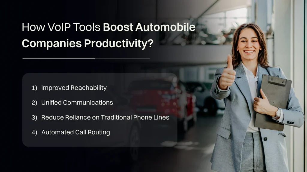 How VoIP Tools Boost Automobile Companies Productivity