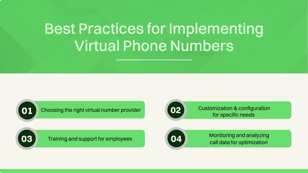 Best Practices for Implementing Virtual Phone Numbers