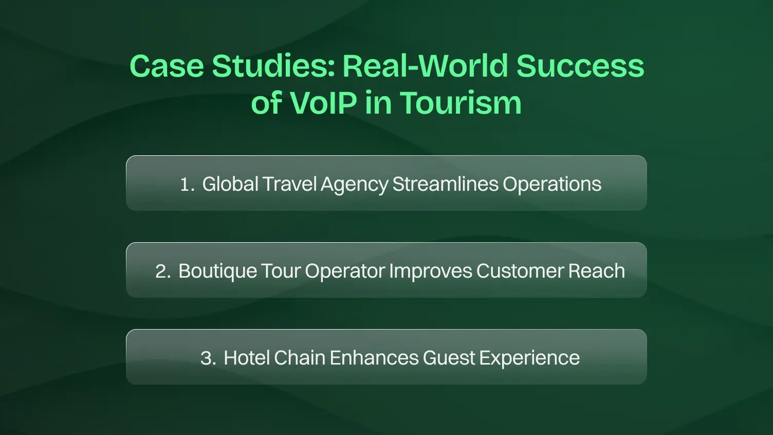 Case Studies: Real-World Success of VoIP in Tourism