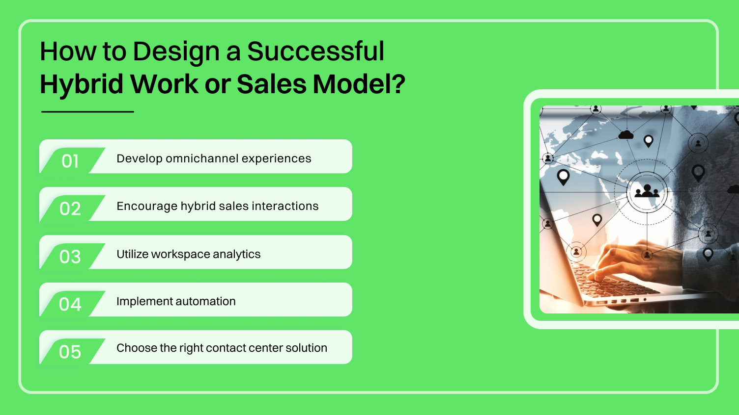 hybrid work model for sales organization