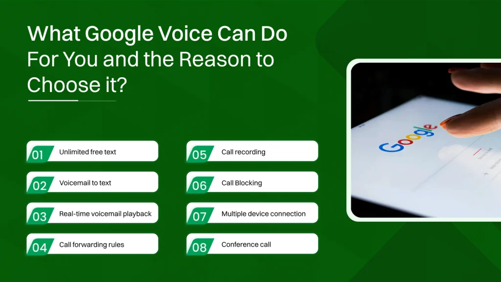 What Google Voice can do for you and the reason to choose it