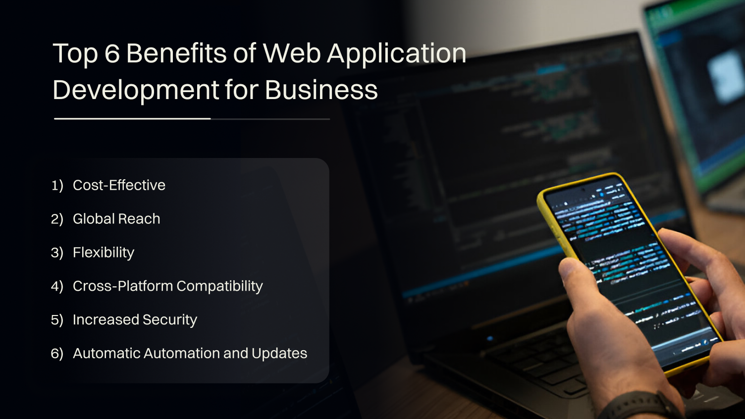 what is a web application and Benefits of Web Application Development for Business 