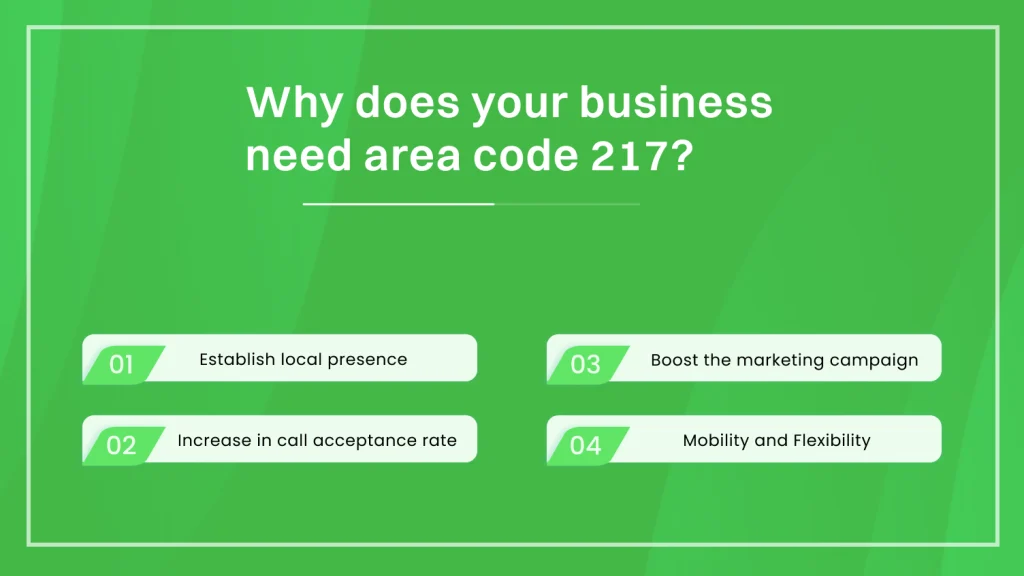 Why does your business need area code 217 phone number