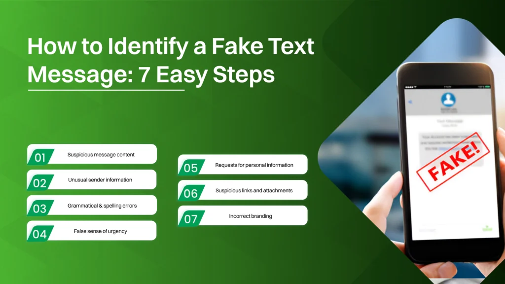 7 Steps to Identify a Fake Text Message