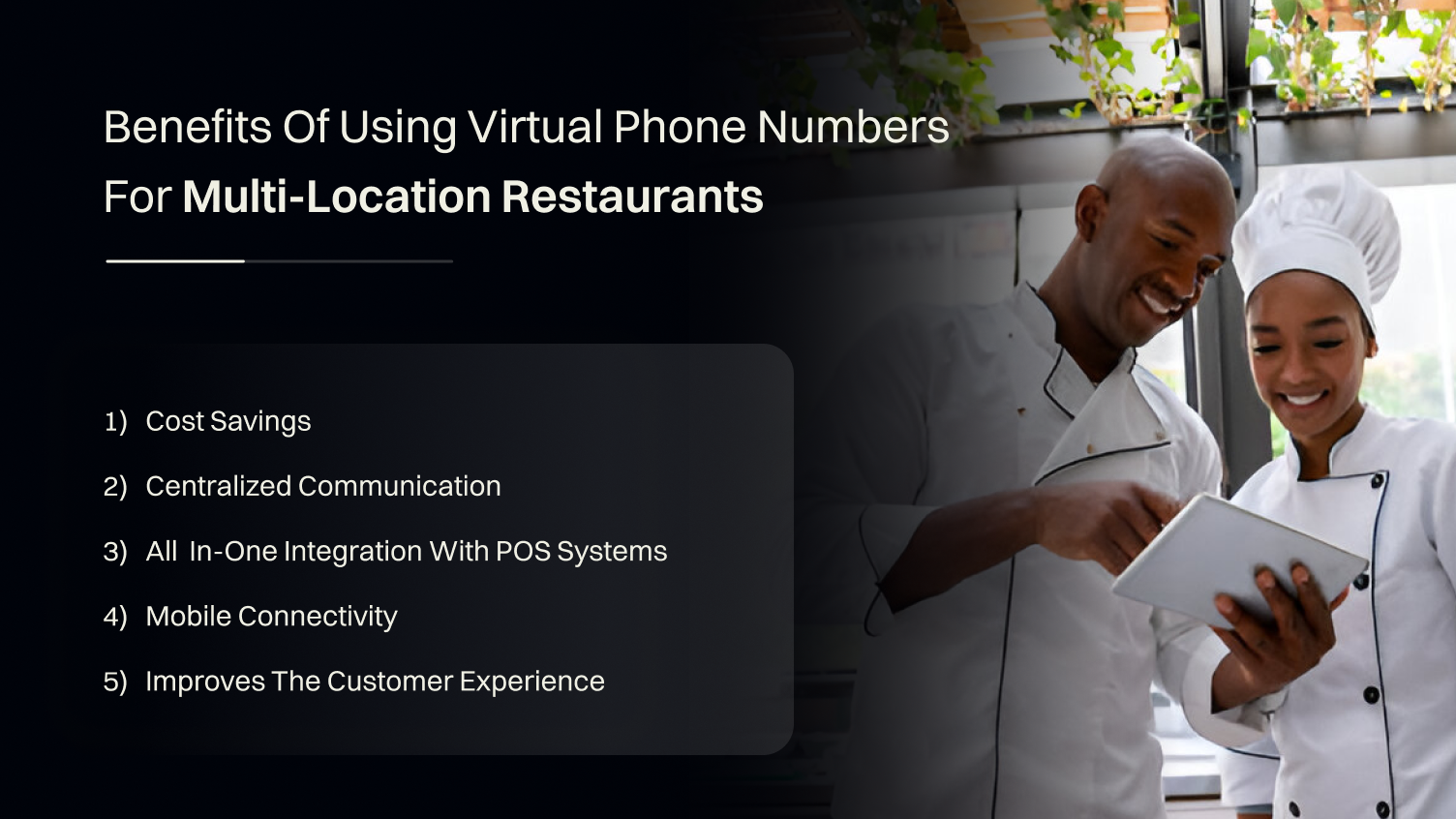 Benefits of using Virtual Phone Numbers for Multi-location Restaurants