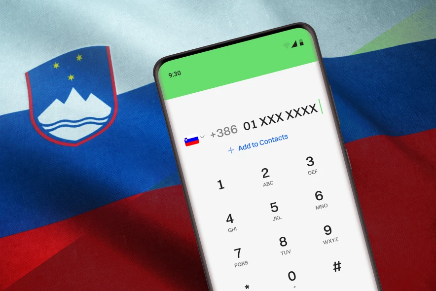 buy Slovenia virtual phone numbers