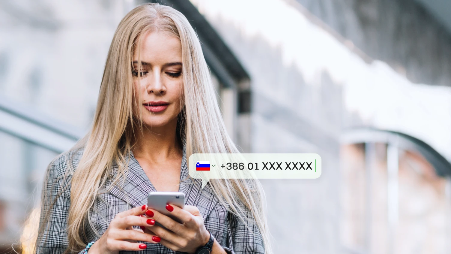 What is Slovenia's virtual phone number?