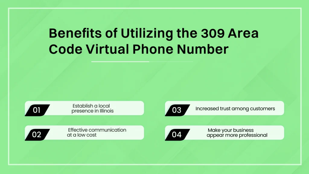 Benefits of Utilizing the 309 Area Code Virtual Phone Number