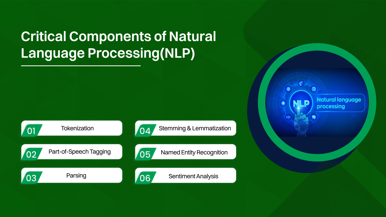 Critical Components of Natural Language Processing( NLP)