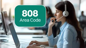 what is 808 area code