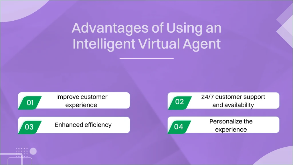 Advantages of using an intelligent virtual agent