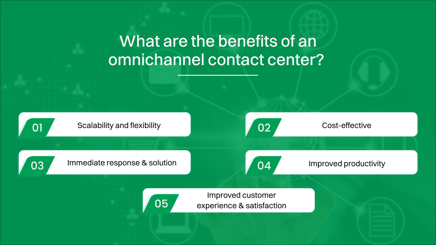 What are the benefits of an omnichannel contact center?