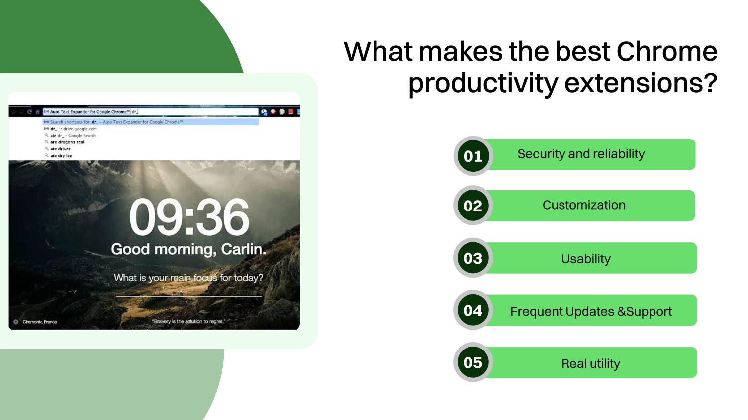 What makes the best Chrome productivity extensions?