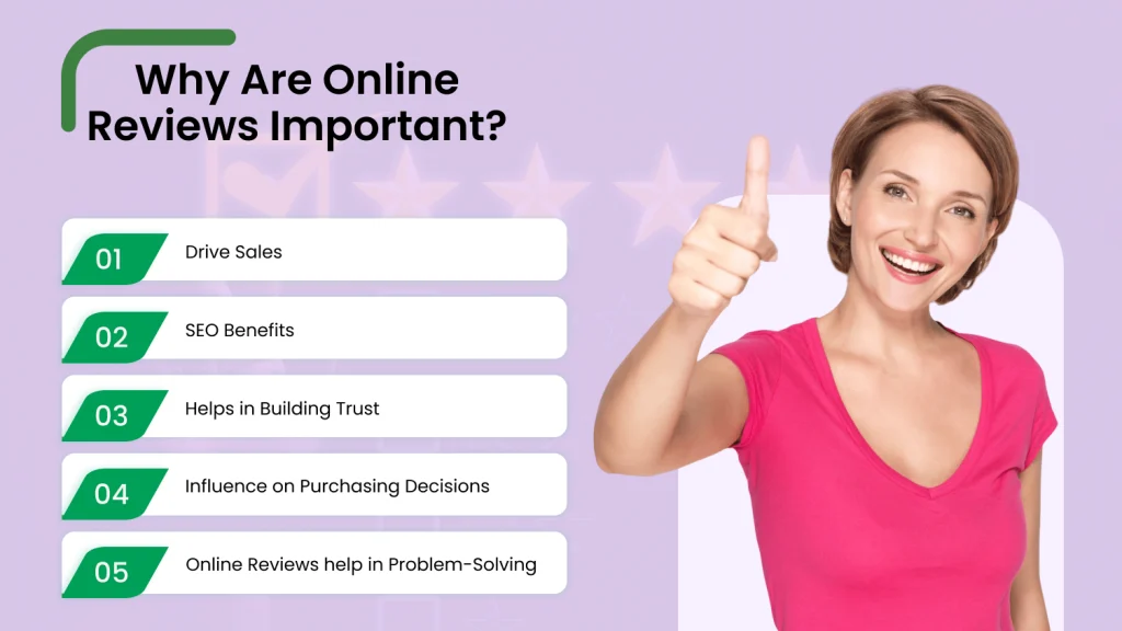 Why are online review important