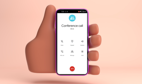 how to make a conference call on Android