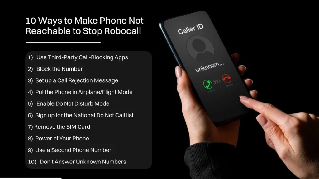 10 Ways to Make Phone Not Reachable to Stop Robocall