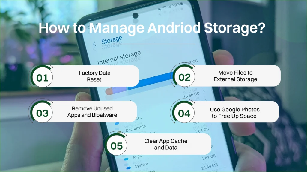 How to Manage Andriod Storage