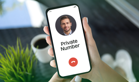 remove my number from private number