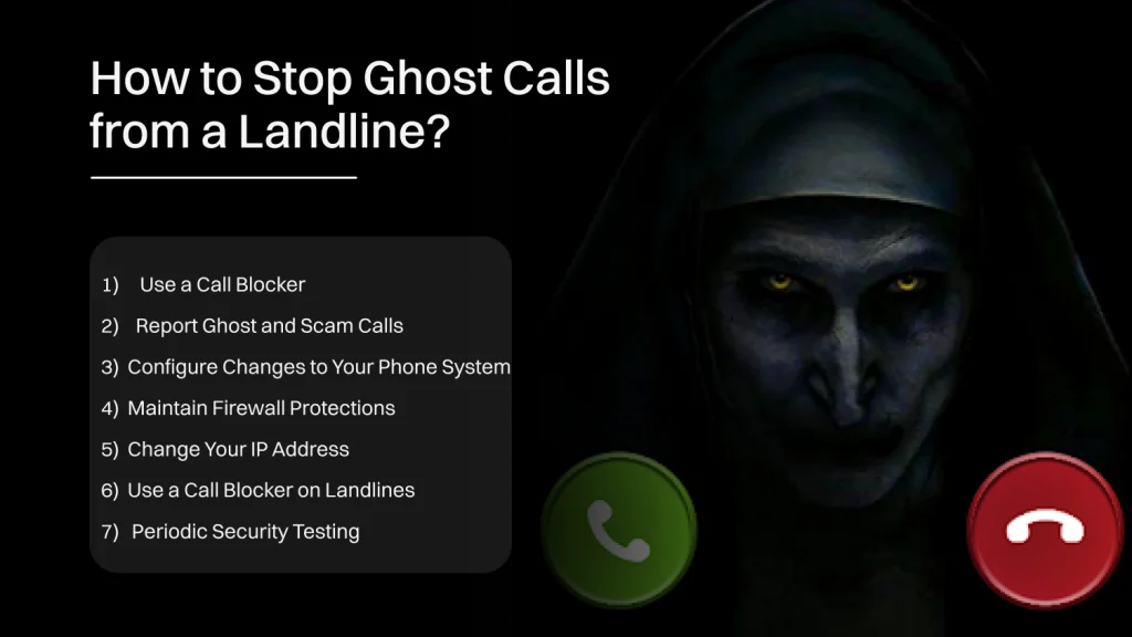 stop ghost calls form landline 