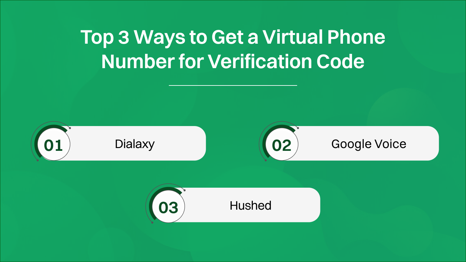 Top 3 Ways to Get a Virtual Phone Number for Verification Code