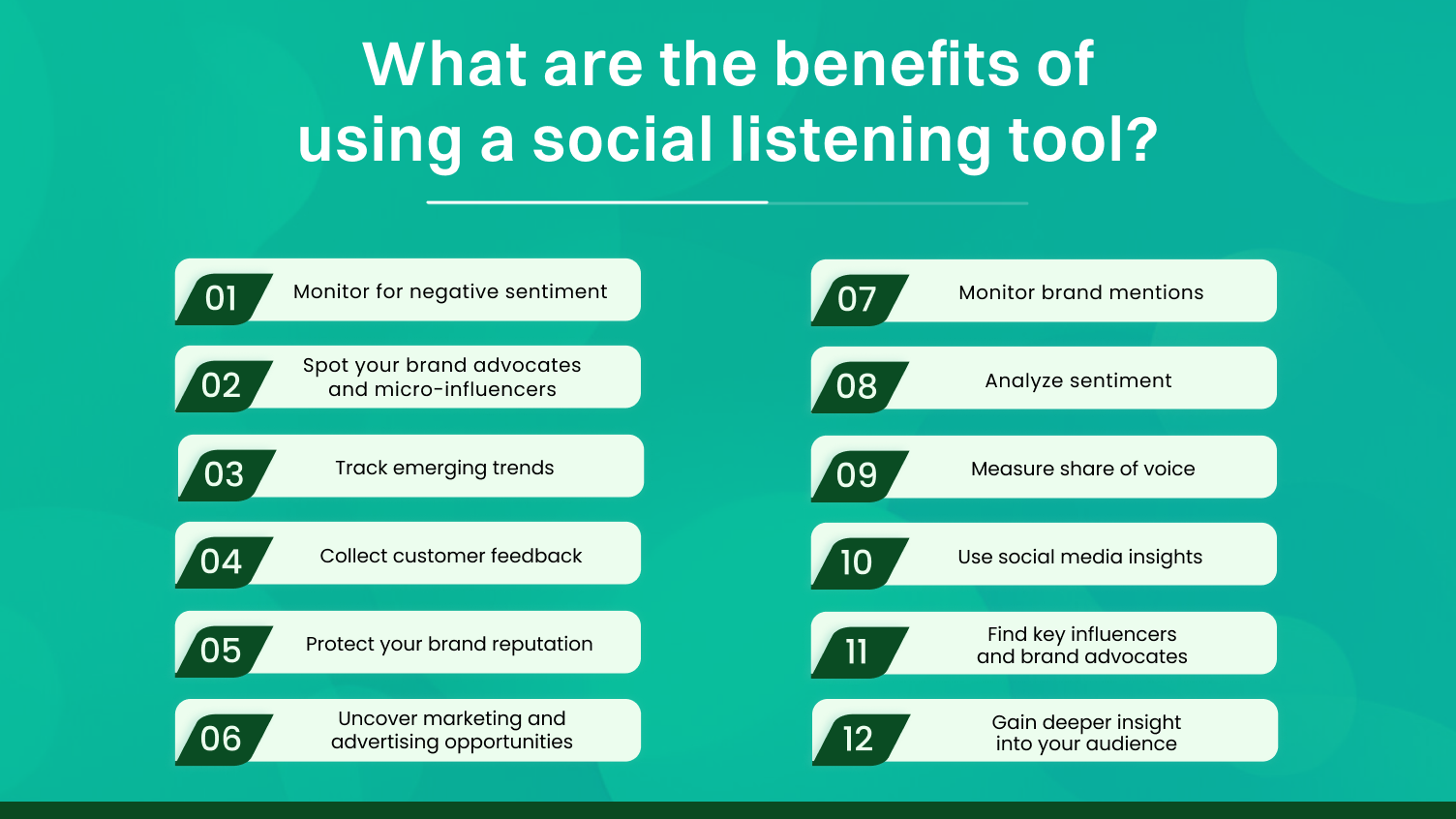 the benefits of using a social listening tools