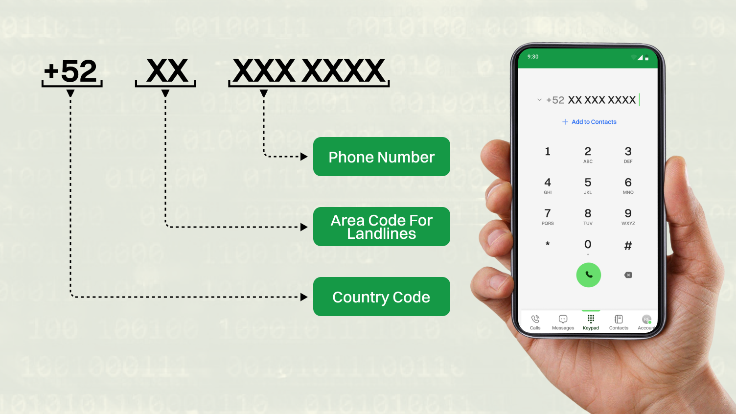 What is Mexico Phone Number Format?