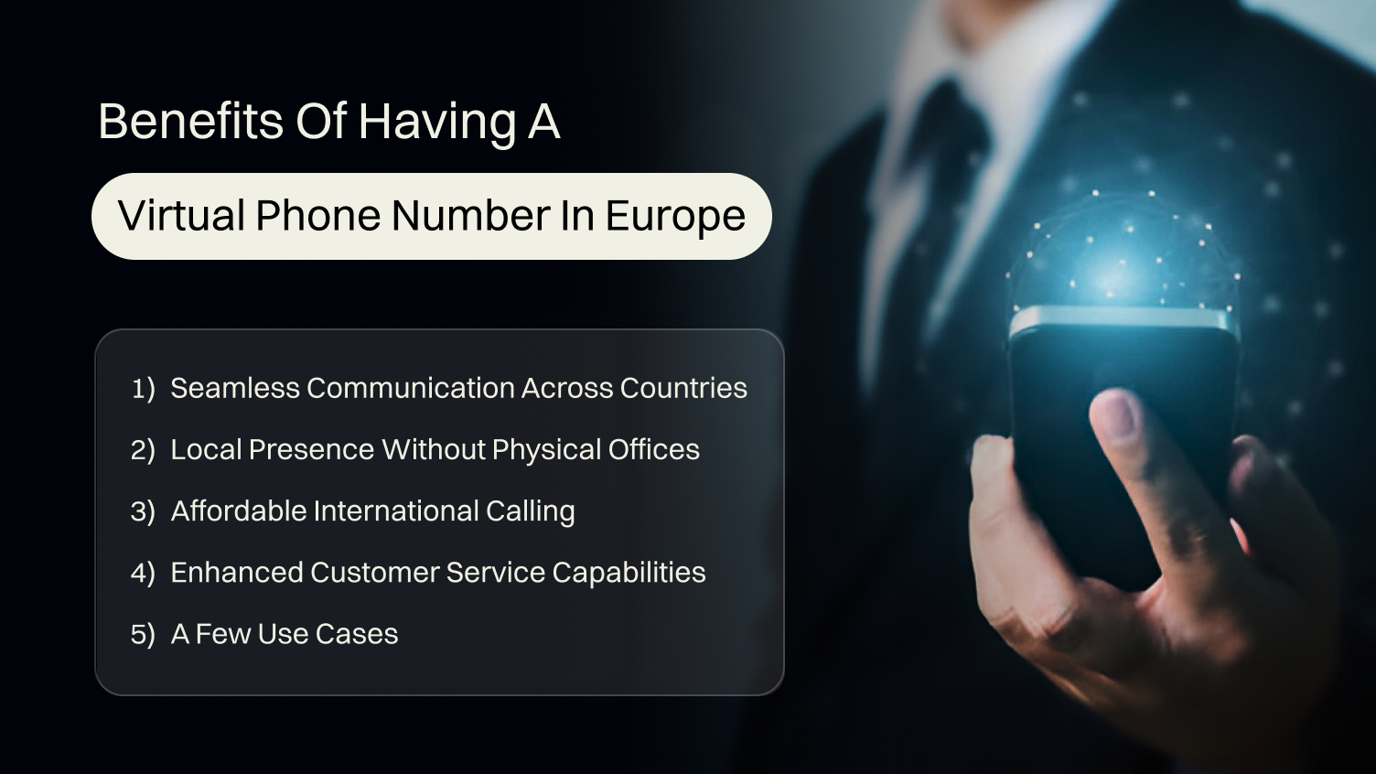 Benefits of having a virtual phone number in Europe