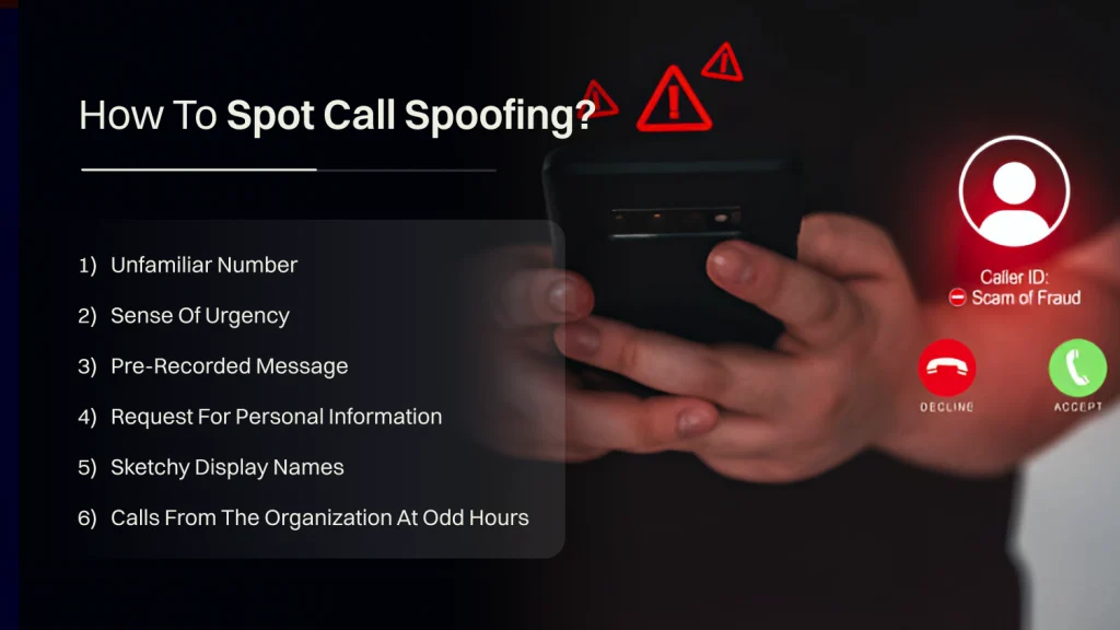 How to spot call spoofing