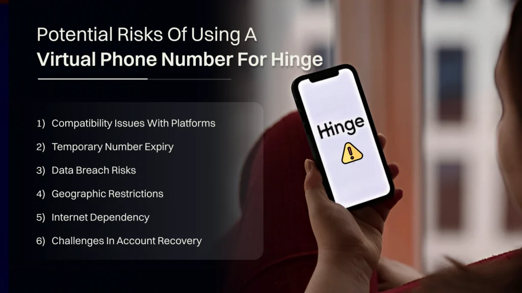 Potential risks for using a virtual phone number for hinge