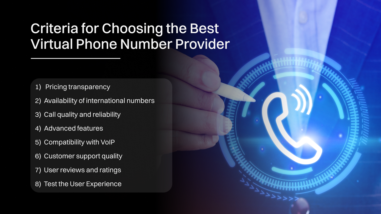 Criteria for Choosing the Best Virtual Phone Number Provider