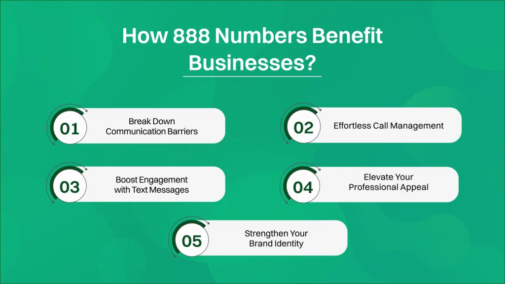 how 888 numbers benefit businesses