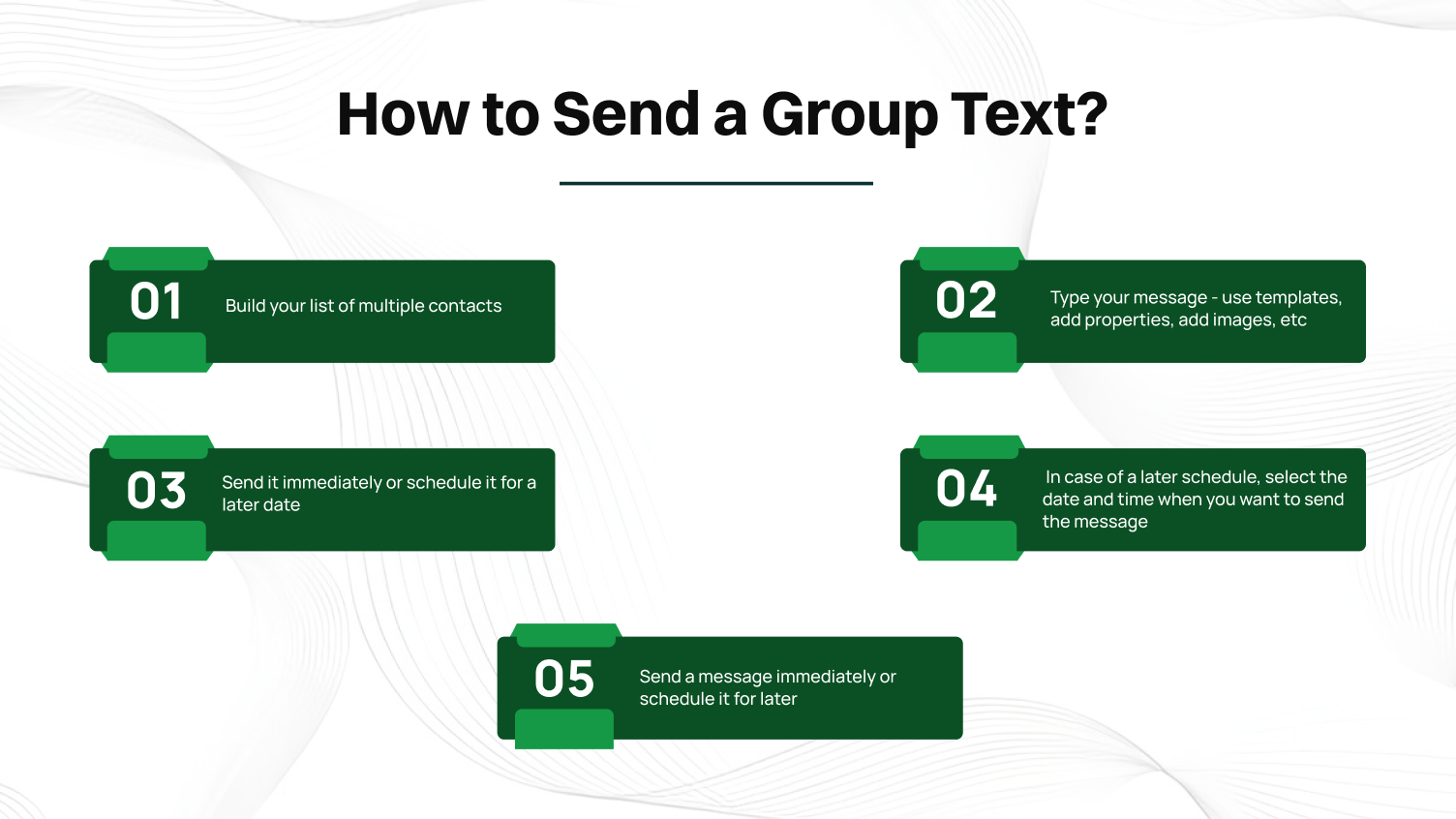 How to Send a Group Text? 