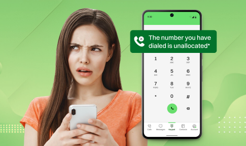 the number you have dialed is unallocated