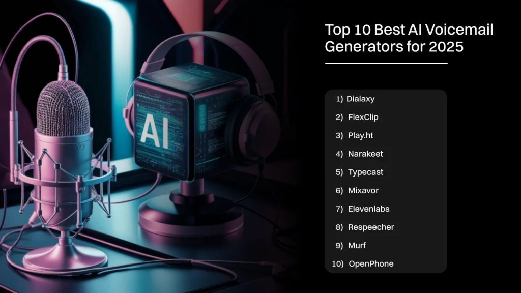 Top 10 Best AI Voicemail Generators