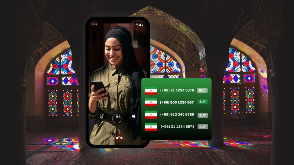 Types of iran virtual phone numbers.