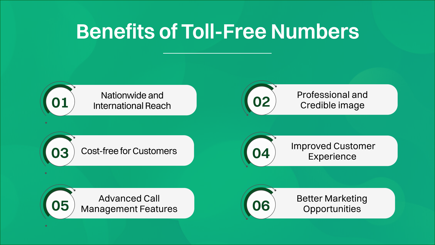 What are the Benefits of Toll-Free Numbers?