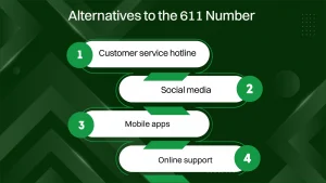 Alternatives to the 611 Phone Number.